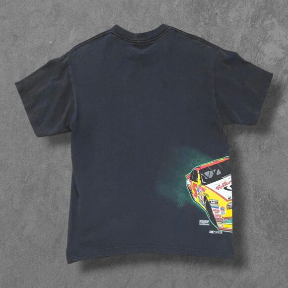 Vintage NASCAR Terry Lebonte Corn Flakes All Over Print Shirt AOP Medium - Picture 2 of 6